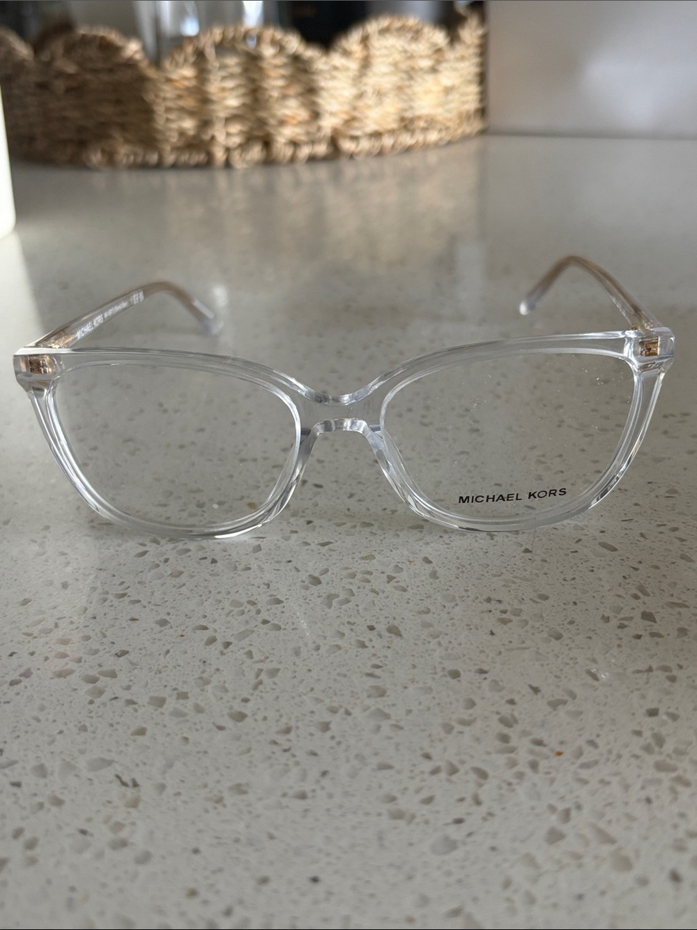 Michael Kors Transparent Clear Frame Eyeglasses